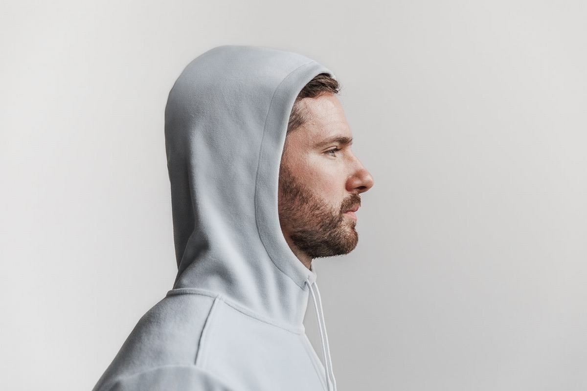 Nobull Arctic Men's Hoodie Grey | Australia (UN4109)